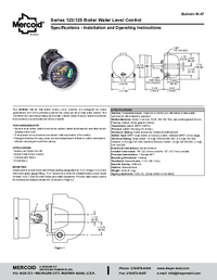 Thumbnail of document Manual - 123-7000-153 Boiler Water Level Controller